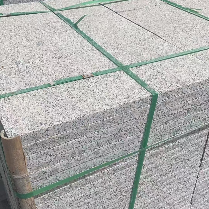 柳州芝麻白地铺石石材厂家